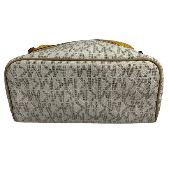 MICHAEL KORS Rhea Medium Color-Block Signature Logo Backpack EUC - Picture 6 of 12